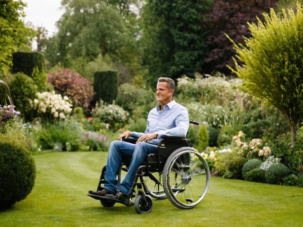 michael schumacher rollstuhl garten